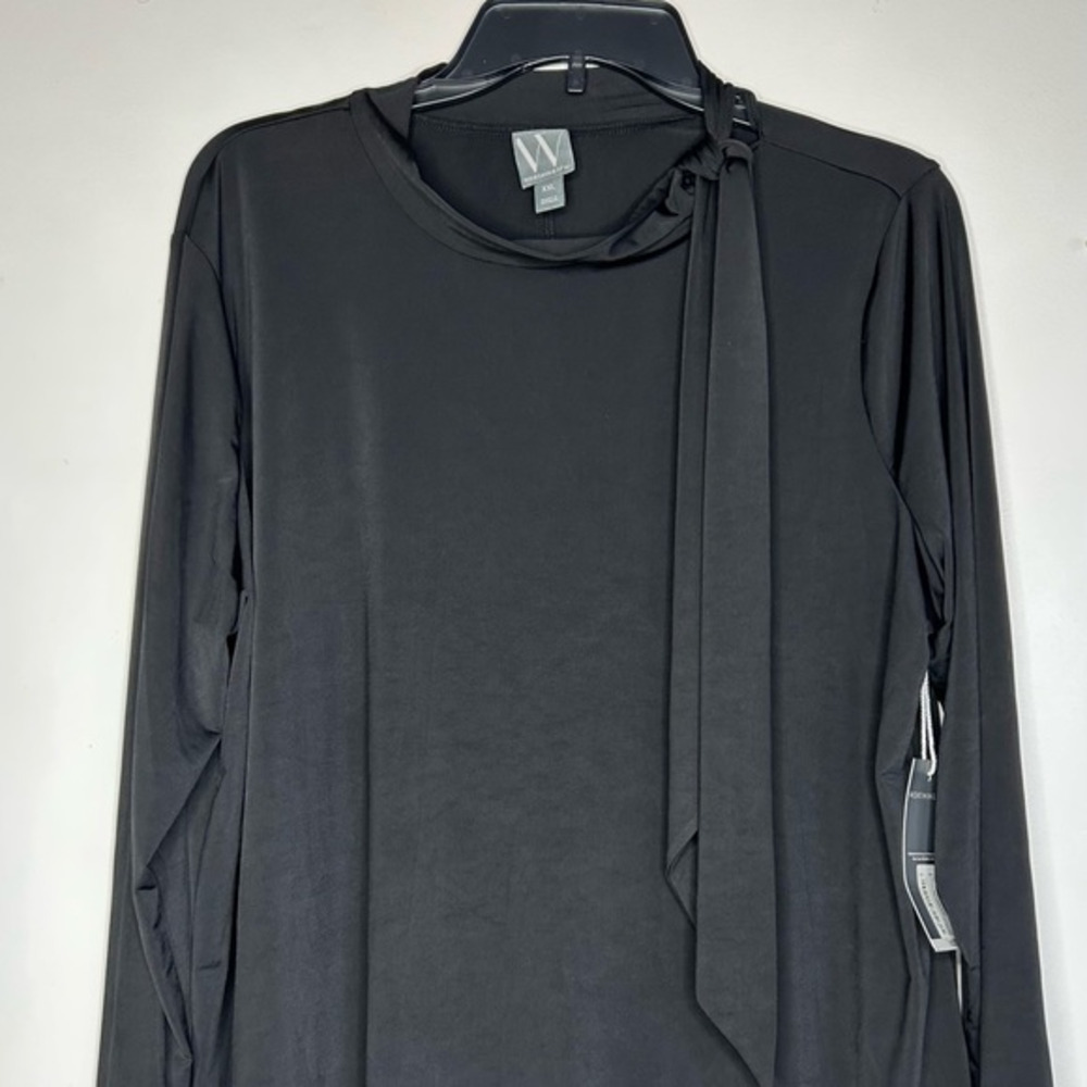 Worthington Mockneck Bow Tie Top Size XXL‎ NWT